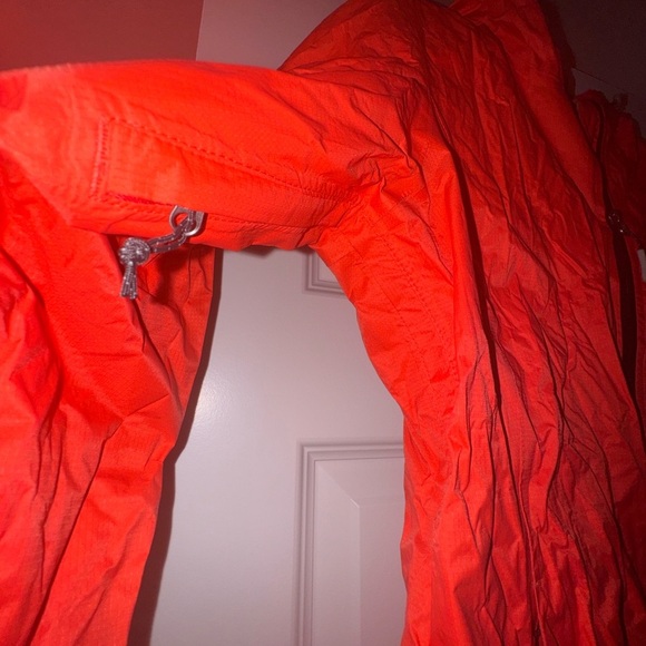 Eddie Bauer Orange Quilted Utility Jacket with Zipper - Picture 3 of 6